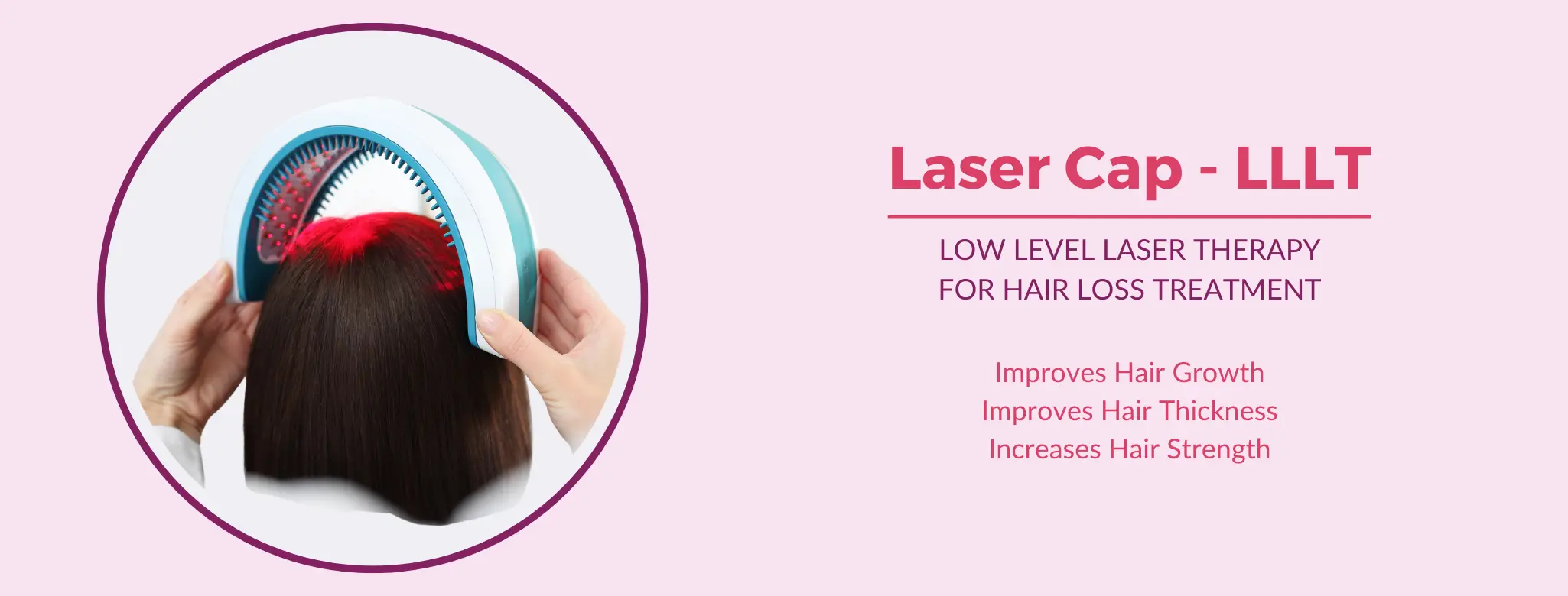 Laser hair cap